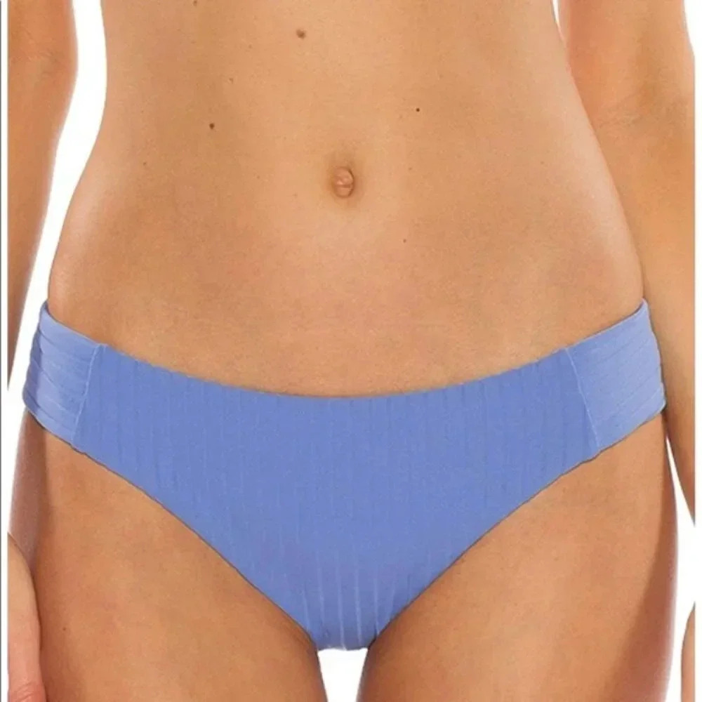 NWT Becca Swim Ribbed Tab Side Hipster Bottoms XL